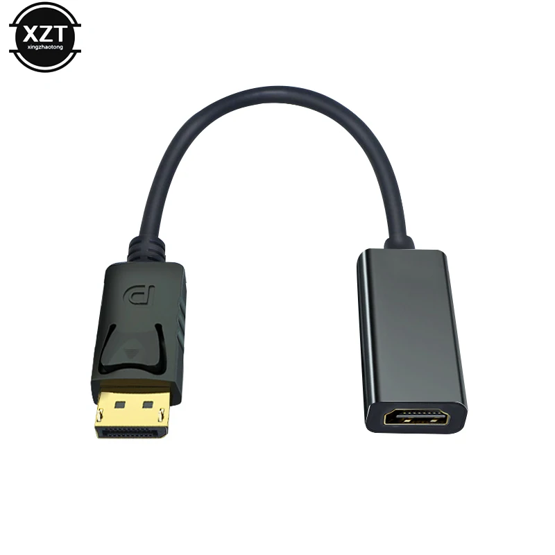 DP to HDMI-compatible Cable Adapter Male To Female For HP/DELL Laptop PC Display Port to 1080P HD TV Cord Video Converter