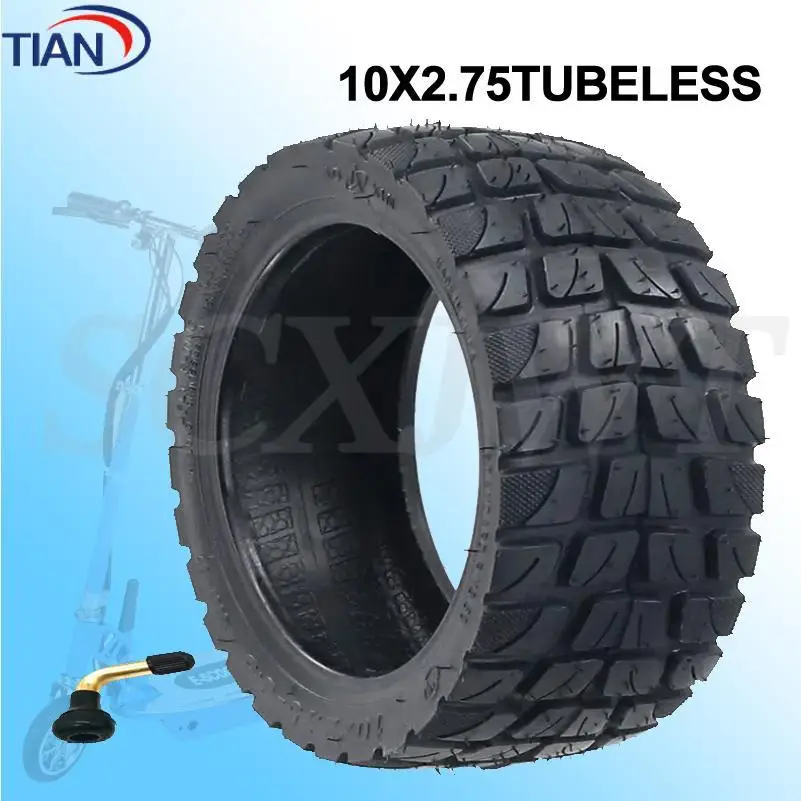 

Front and Rear Wheel Parts 10x2.75 Tubeless Tire For Electric Scooter