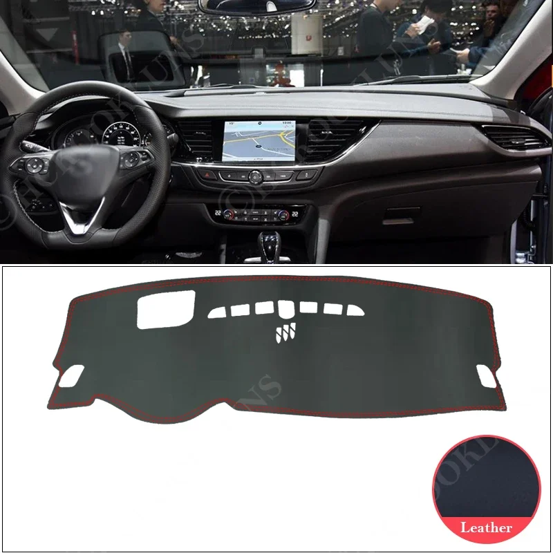 PU Leather for Opel Insignia B 2017 2018 2019 Dashboard Cover Avoid Light Pad Instrument Platform Mat Car Carpet Vauxhall Holden