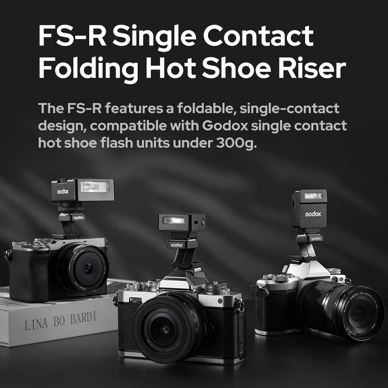 Godox TR C/N/F/S/O TTL Hot Shoe Riser متوافق مع Canon E-TTL II وNikon i-TTL ونظام Sony Fuji OM وأنظمة Panasonic TTL #4