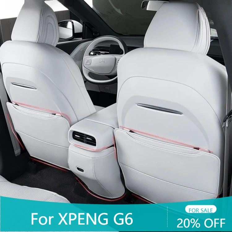 

Car Seat Kick Mats Backrest Anti-Dirt And Wear-Resistant Protective Mat Modified Interior Accessories For XPENG G6 2023-2025