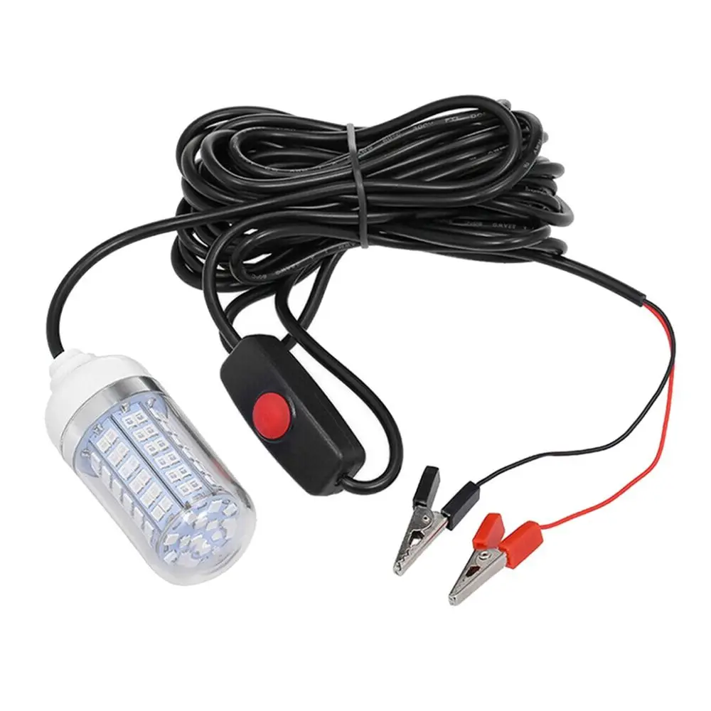 

High-power 108 Leds Fishing Trap Light Underwater 12V LED Fish Finder Lamp 4 Colors IP68 Fishing Light Squid Krill