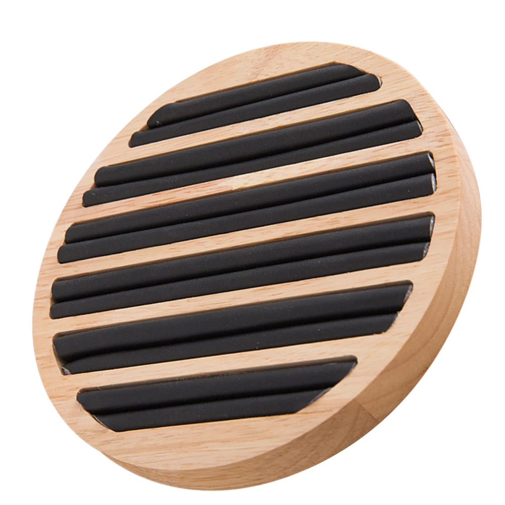 

Bamboo Wood Jewelry Organizer Tray Ring Display Stand Earring Necklace Storage Holder Dressing Table for Women