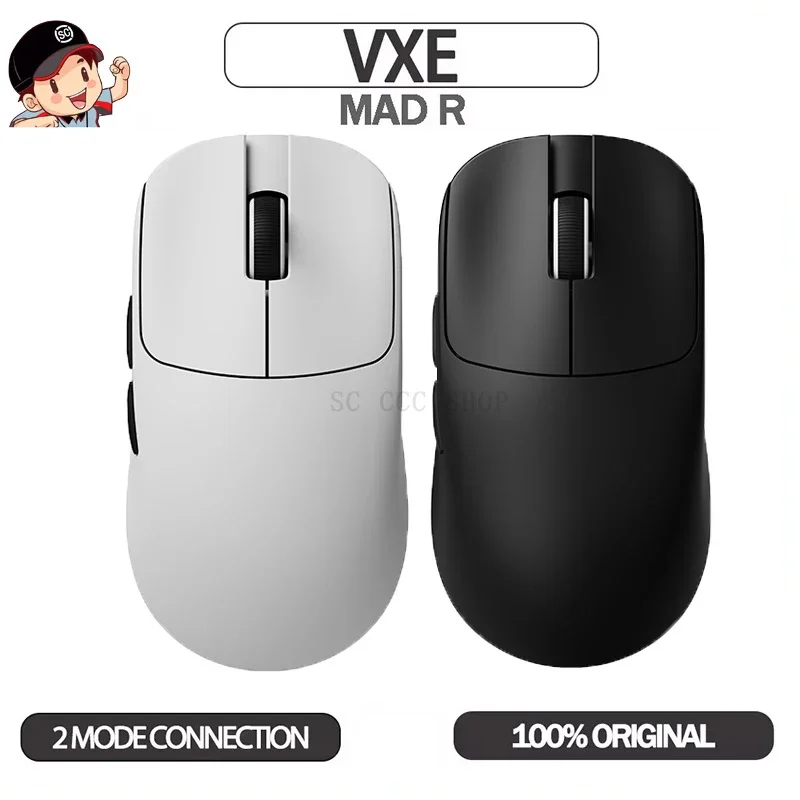 vxe-mad-r-serie-souris-souris-sans-fil-ultra-legere-souris-de-jeu-ergonomique-double-mode-e-sports-paw3395-accessoires-de-bureau