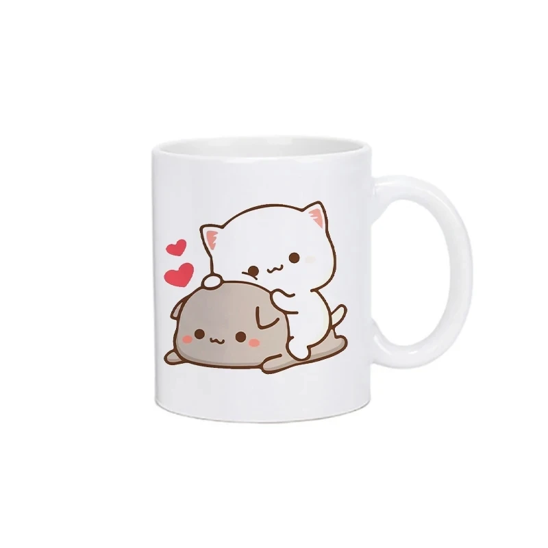 Panda Bear Bubu Dudu Coffee Milk Cup Mocha Cat Panda Bear Couple Christmas Mug Kawaii Cups Original Mugs Free Shipping Drinkware