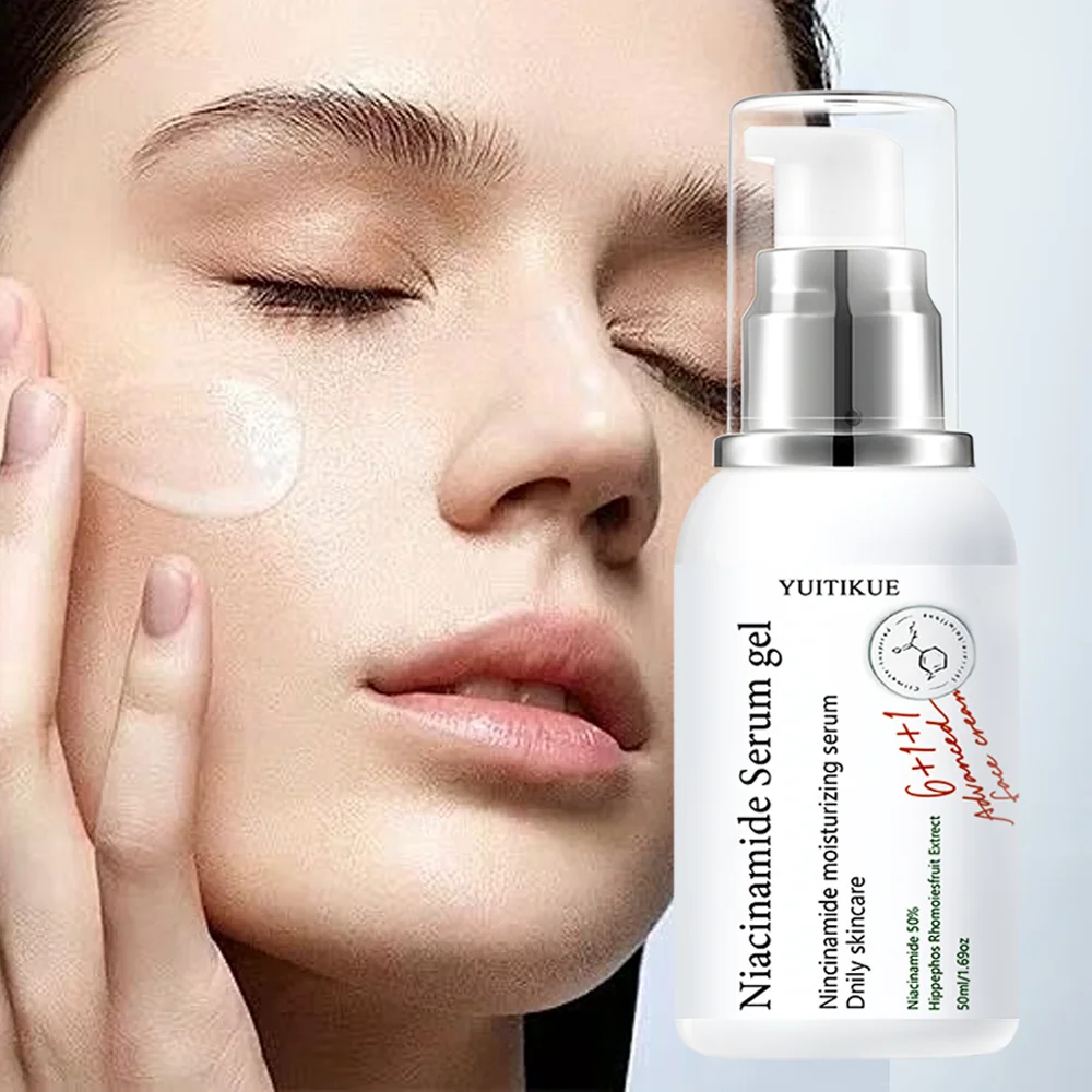 YUITIKUE Niacinamide Serum Gel | 6+1 Advanced Formula, Daily Moisturizing Skincare 50ml