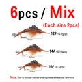 6pcs mix