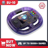 New Arrivals Steering Wheel Game Console 3.5inch HD IPS Screen 640*480 3D Stereo Rocker 32G Source Handheld Retro Mini Gaming
