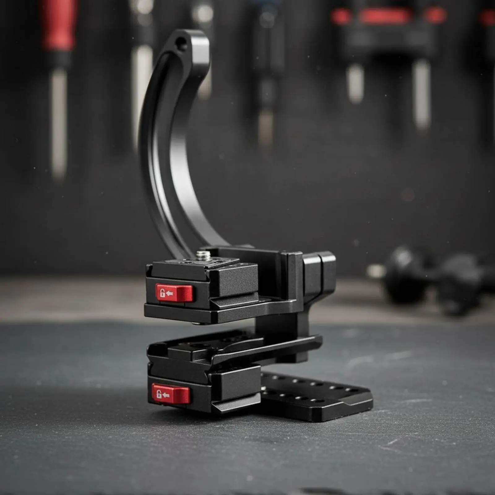 

Поворотный механизм для камеры Half Loop Camera Rotator: кронштейн Arca-Type для вертикальной установки с неограниченным доступом к портам для видеоблогеров