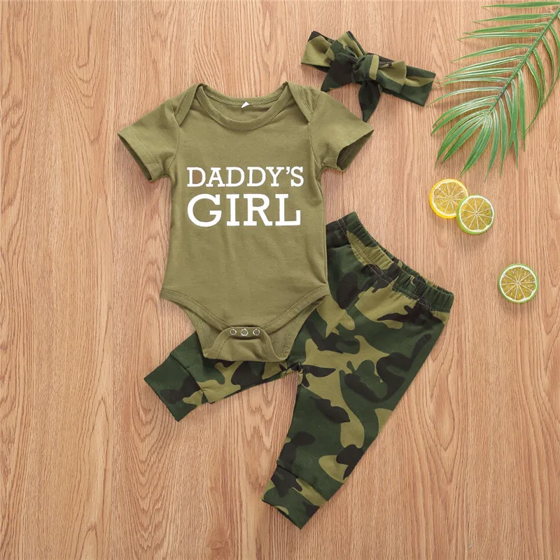 : Baby Camouflage Outfit Set 3