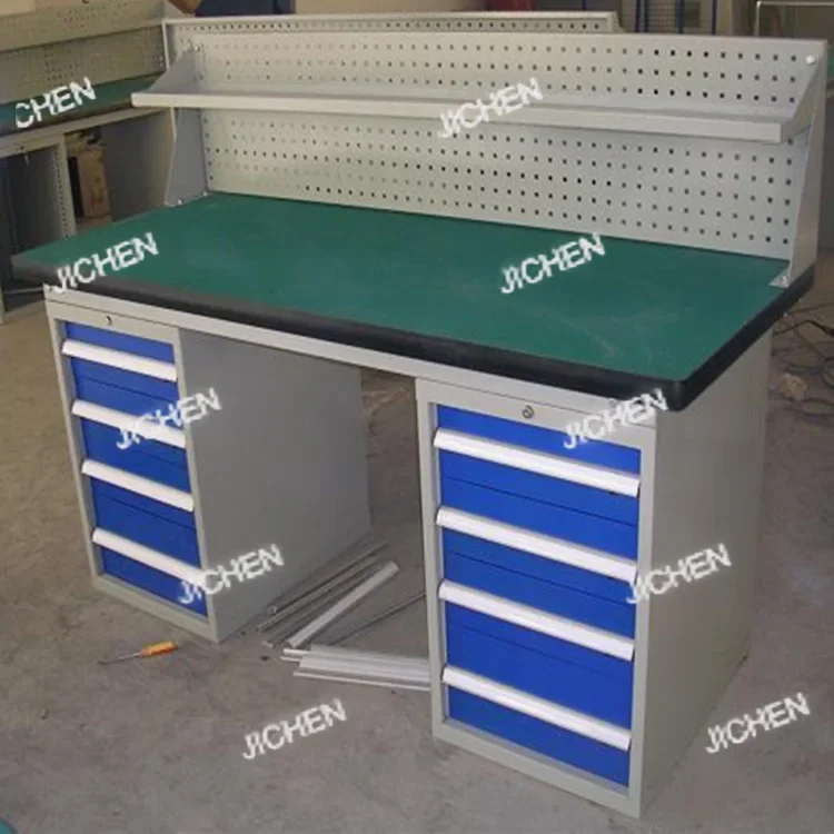 HS DepositInjection workshop workbench Heavy duty with hanging plate with drawer Fitter workbench Anti-static workbench