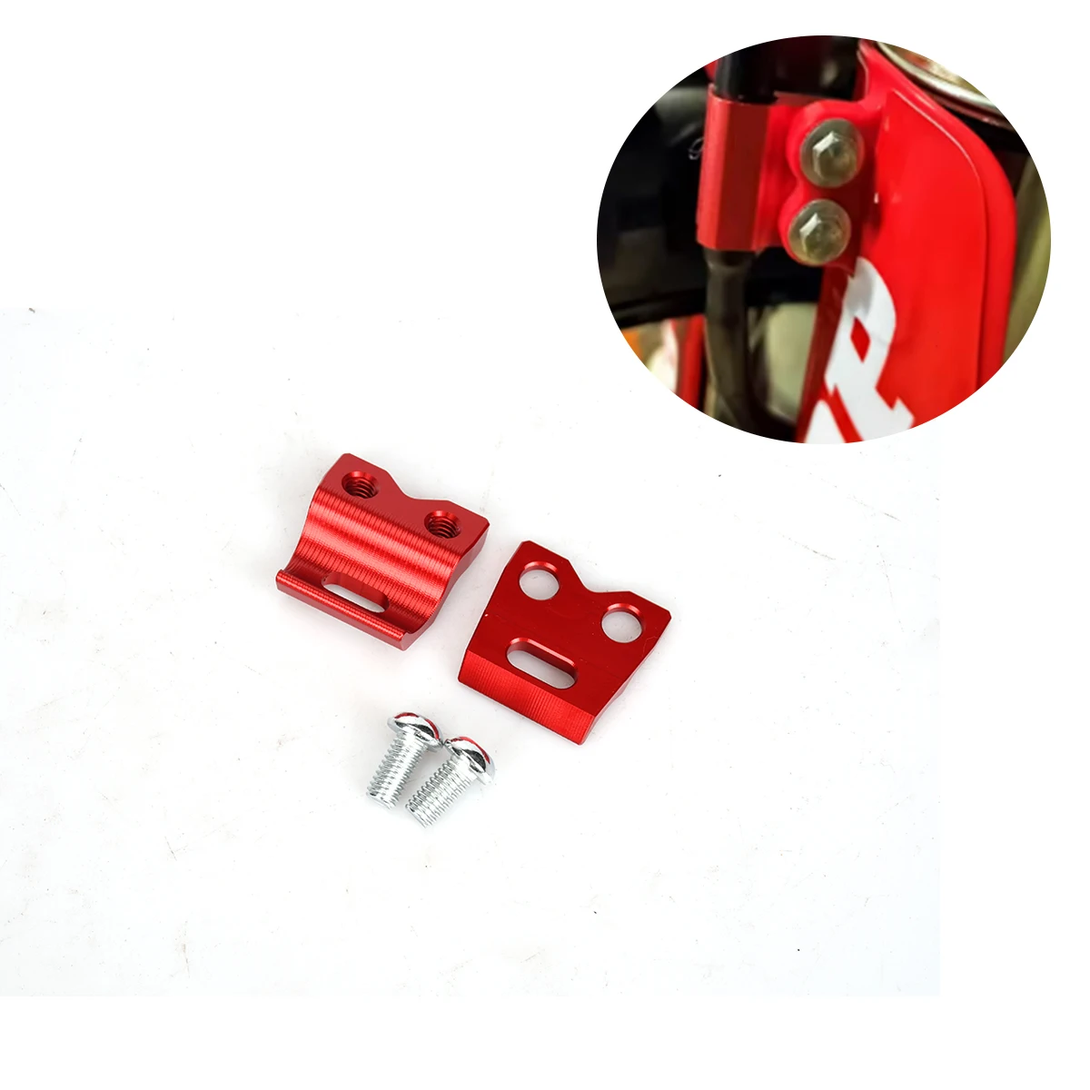 

Зажимы масляной магистрали переднего тормоза с ЧПУ для Honda CRF 125R 150R 250R 250X 250RX 450R 450X 450RX 450L 450RL CRF 250L 300L Rally 1997-2023