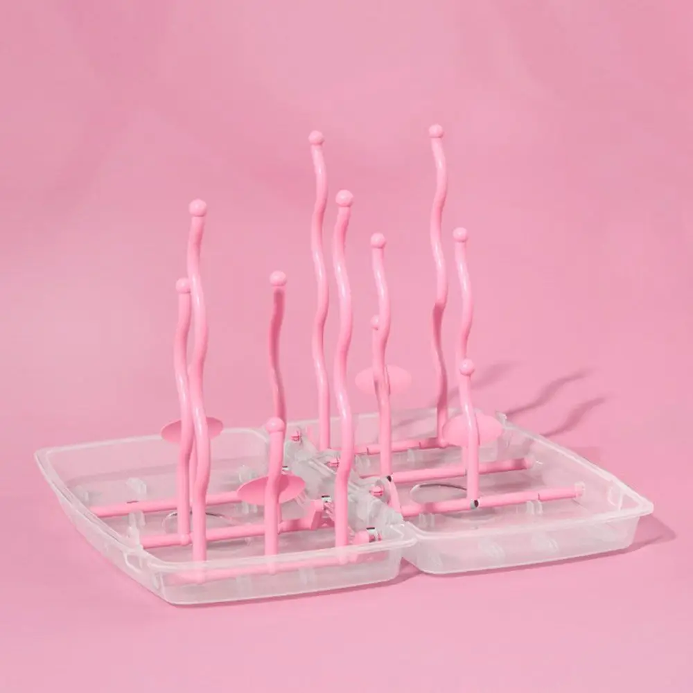 

Drainer Cup Cleaning Dryer Pacifier Baby Bottle Tree Shape Double Sided Bottle Storage Drying Rack Bottle Rack Nipple Rack
