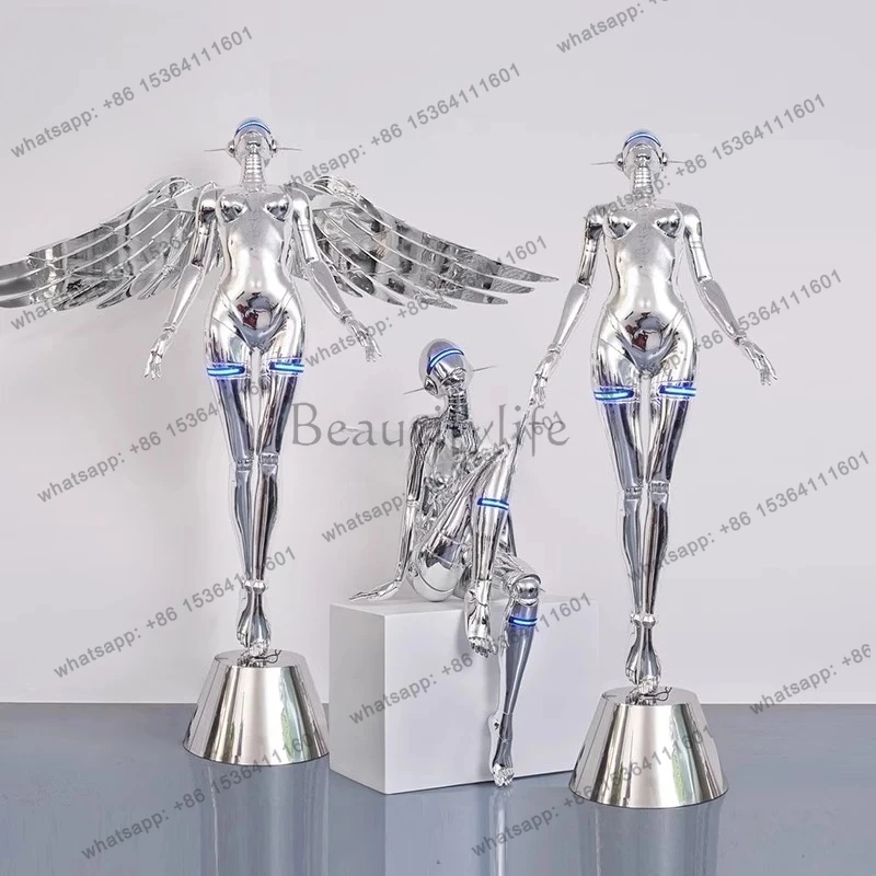 Sculpture Ornament Future Technology Sensing KTV Bar Large Decoration Luminous Model Floor Ornament