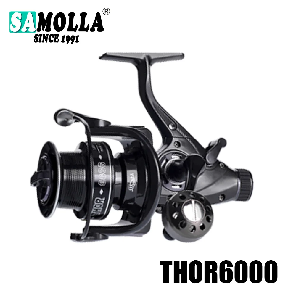 Neue Karpfen Angelrolle Spinnrollen Max Double Drag 27 kg 12 + 1BB Carretilha De Pesca Accesorios Mar Peche En Mer Salz/Süßwasser