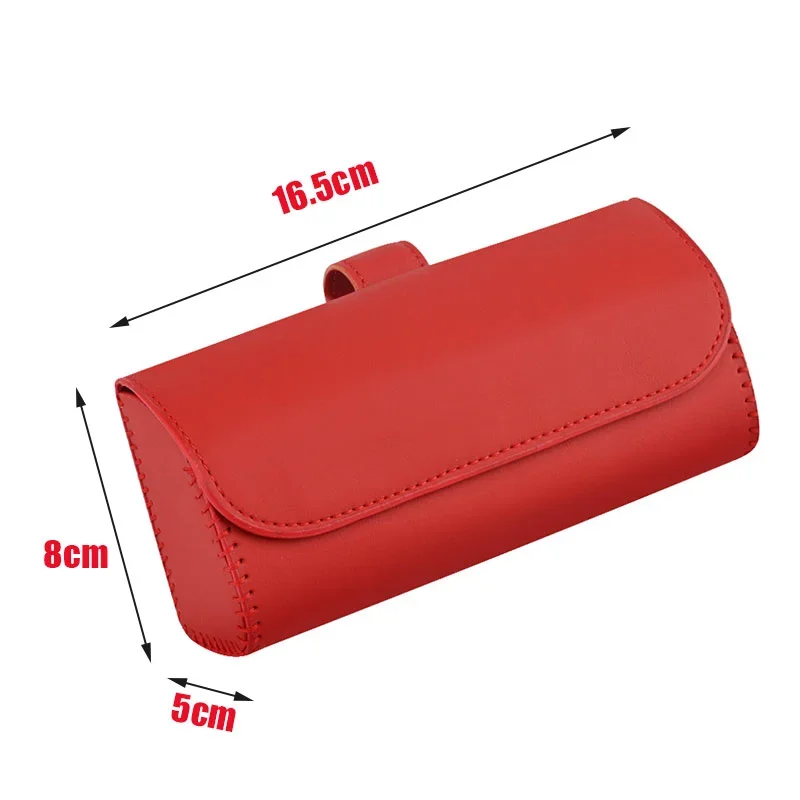 Car Auto Sun Visor Glasses Box Sunglasses Clip Card Ticket Holder Stand Fastener Pen Case Eyeglasses Holder Car Interior