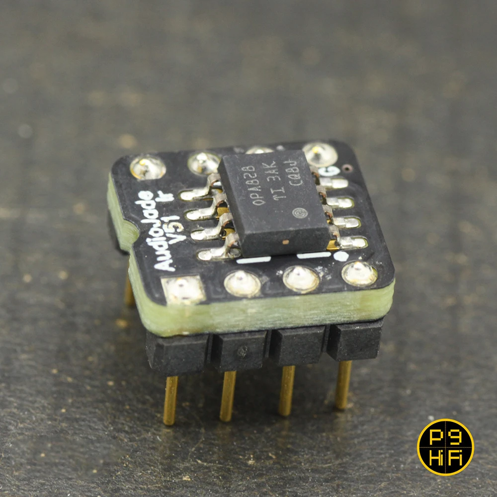 Amplificador Operacional Duplo de Alta Fidelidade Hi-end OPA828 V51 (Sinal Único para Duplo)