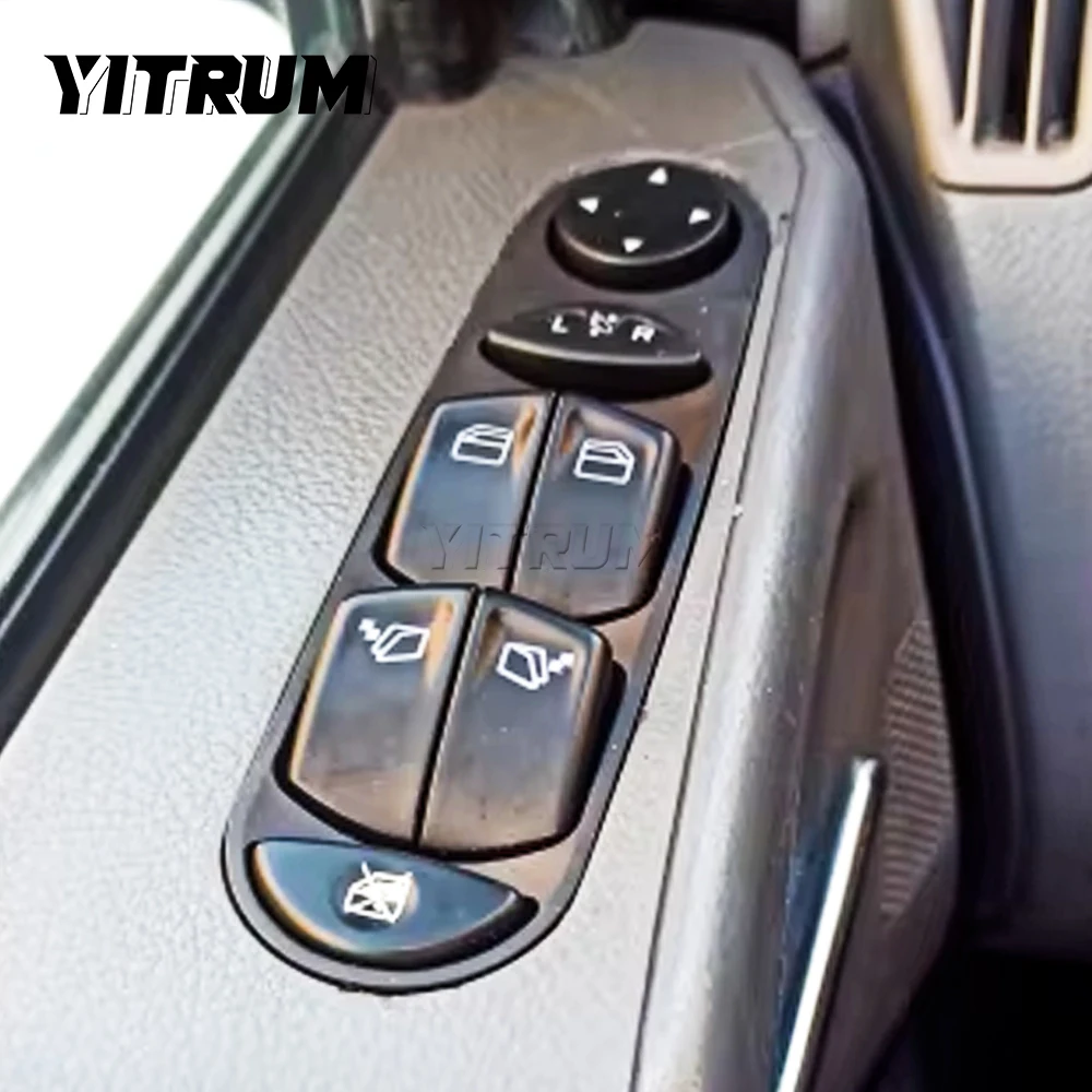 YITRUM A6395451213 A6395450413 Window Control Switch For Mercedes Benz W639 Vito Viano 2004 2005 2006-2010 2011 2012 2013