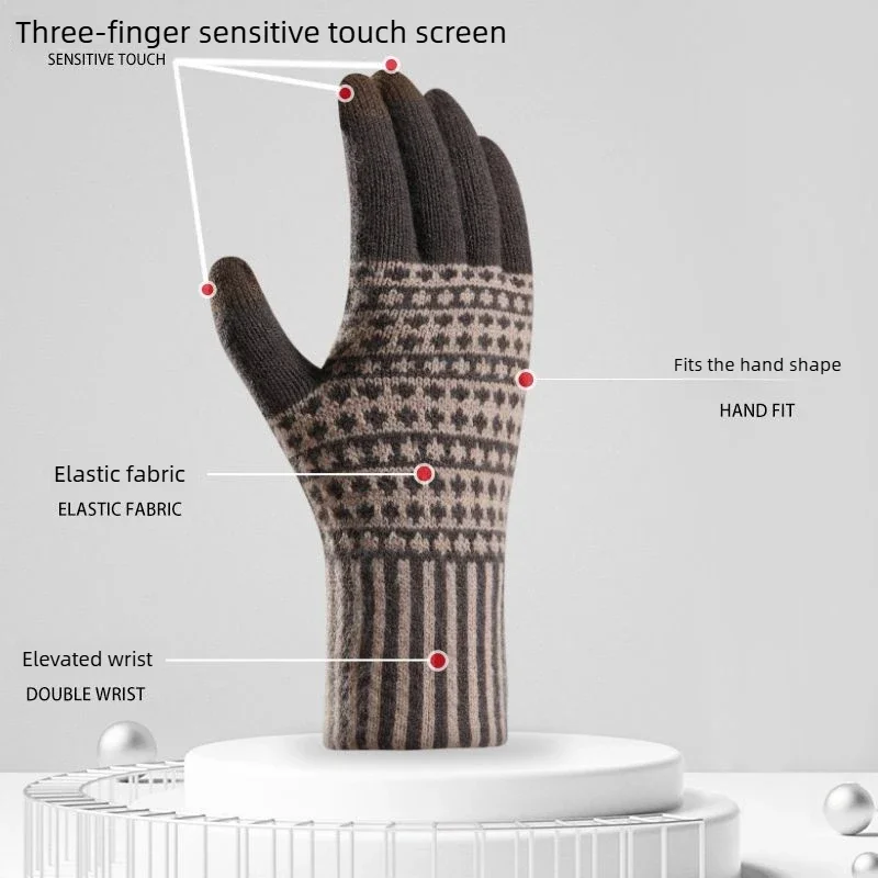 Sarung Tangan Layar Sentuh Bar - Wool Glove Lined ulasan dan harga