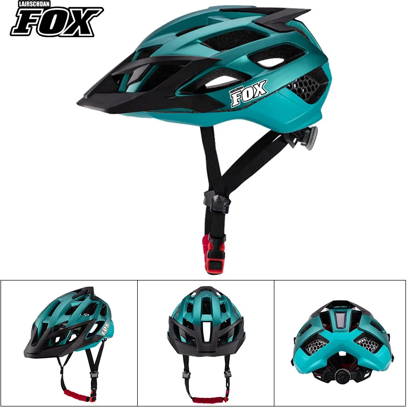 

LAIRSCHDAN FOX Cycling Sports Safety Breathable Helmet Road Bike Gear Ultralight Integrally-molded MTB Men Women Bicycle Helmets