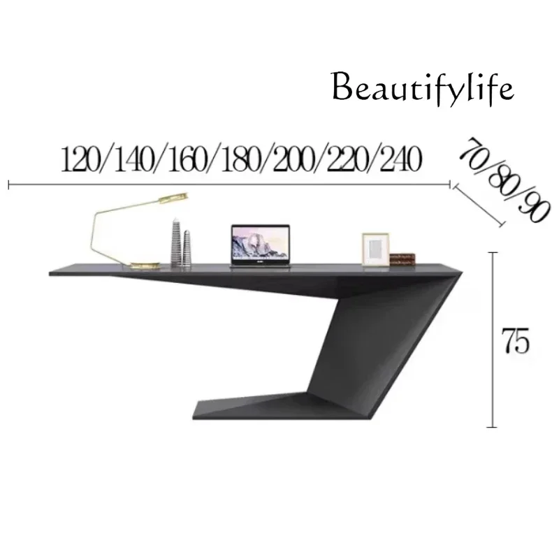 U الجمالية مكتب مكتب واسع الدائمة كرسي صغير الكتابة مكاتب الكمبيوتر التنفيذي دراسة طاولة خشبية بيضاء أثاث المراقبة