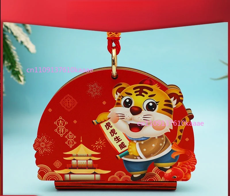 

Креативный подарочный светильник-книга с беспроводной зарядкой, портативный фонарь в виде мультяшного тигра, складной ночник для детей