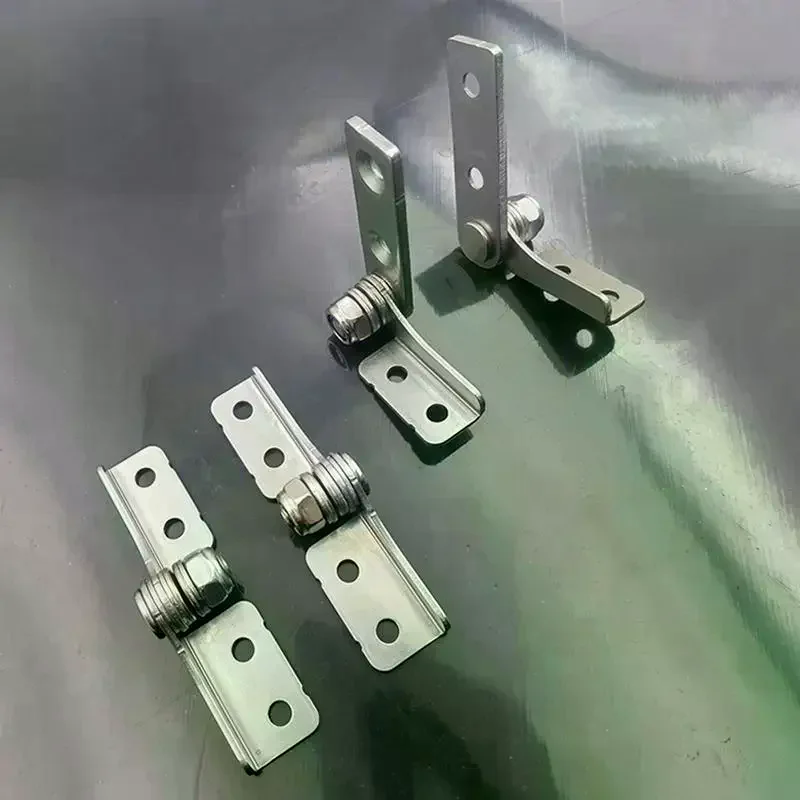1Pcs Adjustable Arbitrary Hinge Stop 304 Stainless Steel Damping Hinge Nothing Frame Hinge Damping Shaft Positioning Hinge