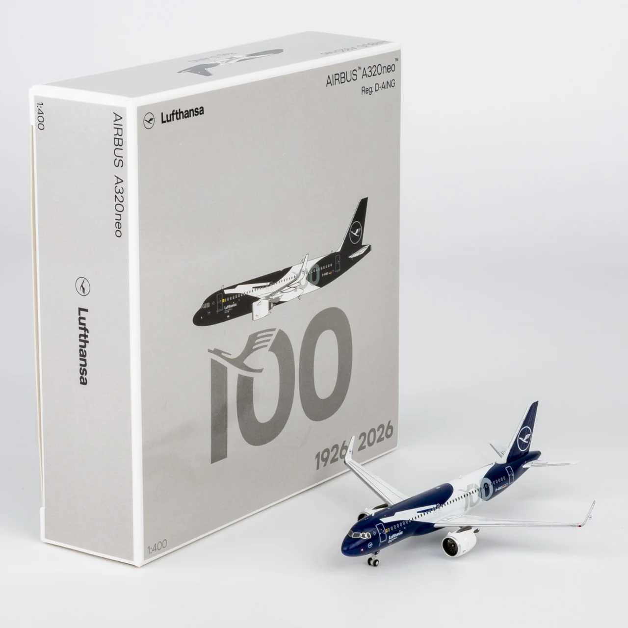 

15072 Alloy Collectible Plane Gift NG Models 1:400 Lufthansa Airlines [100 Years] Airbus A320neo Diecast Aircraft Model D-AING