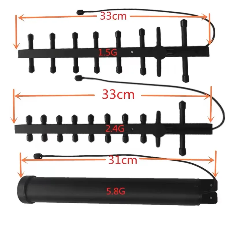

1.5G 2.4G 5.8G Yagi antenna 900M 1.2G 1.5G 2.4G 5.8G directional Antennes for 2.4GHZ WIFI GPS Beidou 5.8GHZ Drone RF amplifier