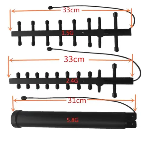 1.5G 2.4G 5.8G Yagi 안테나 900M 1.2G 1.5G 2.4G 5.8G 지향성 안테나 2.4GHZ WIFI GPS Beidou 5.8GHZ 드론 RF 증폭기