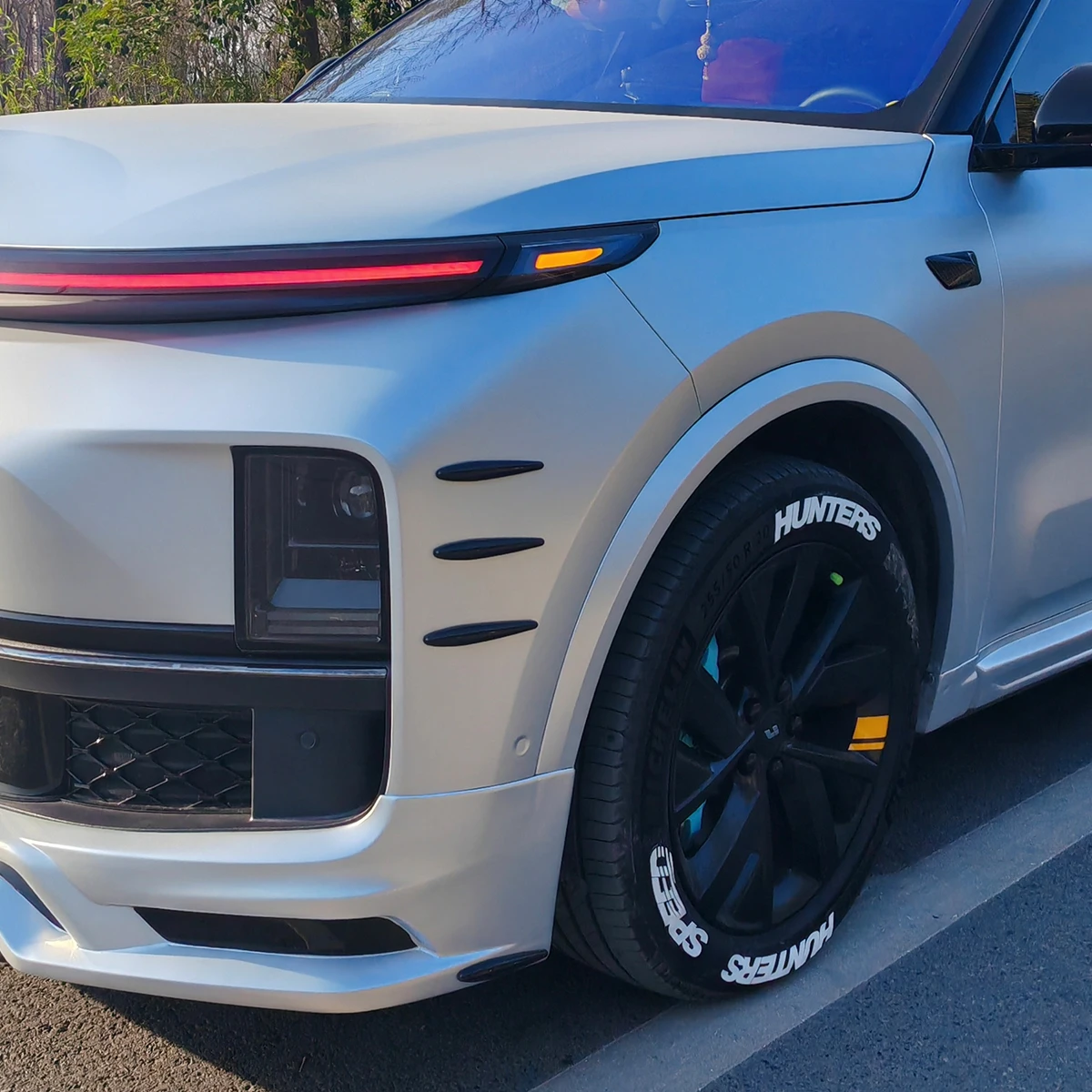 8 قطع من زخارف السيارة الخارجية، زخرفة سبويلر صغيرة معدلة للسيارة، شرائط زخرفية رياضية للسيارة، ملصقات تزيين السيارة