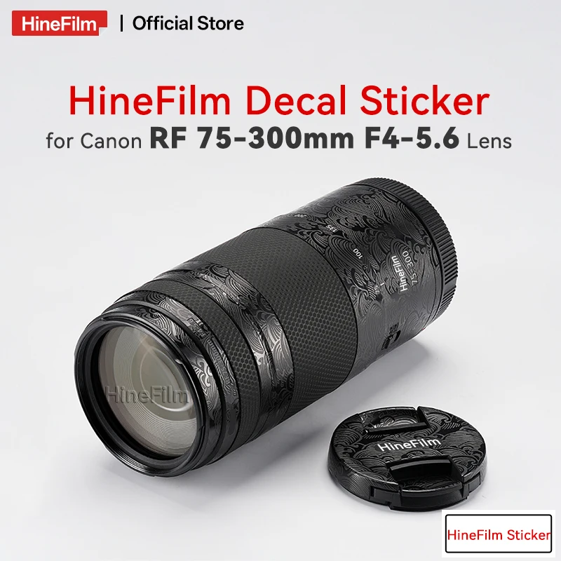 

Hinefilm Skin for Canon RF75-300 F4-5.6 Lens Skin for Canon RF75-300mm F4-5.6 Lens Wrap Cover Skin 75 300 Protective Sticker