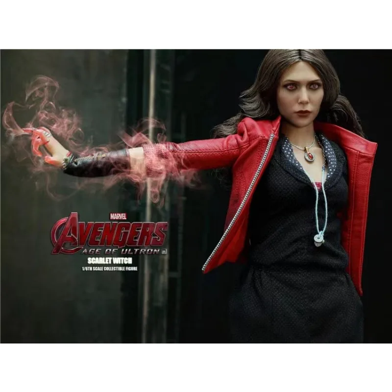 Original HOT TOYS MMS301 1/6 Scale Collectible Avengers 2 Of Ultron Scarlet Witch 1.0 Action Figure Toy Gift Model Collection