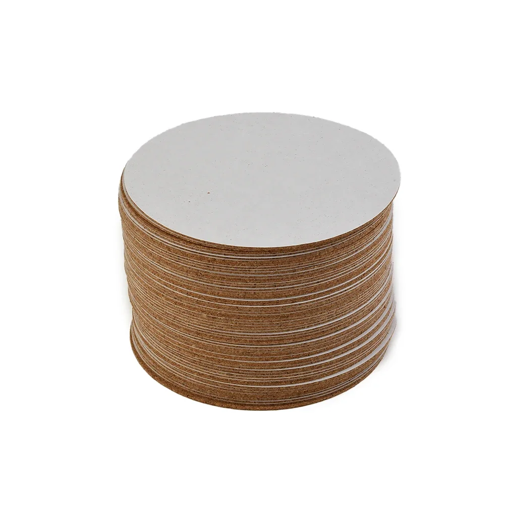 60 Pcs Self-Adhesive Wood Color Cork Coasters Cork Mats Cork Backing Sheets For Coasters  DIY Kitchen Accessories