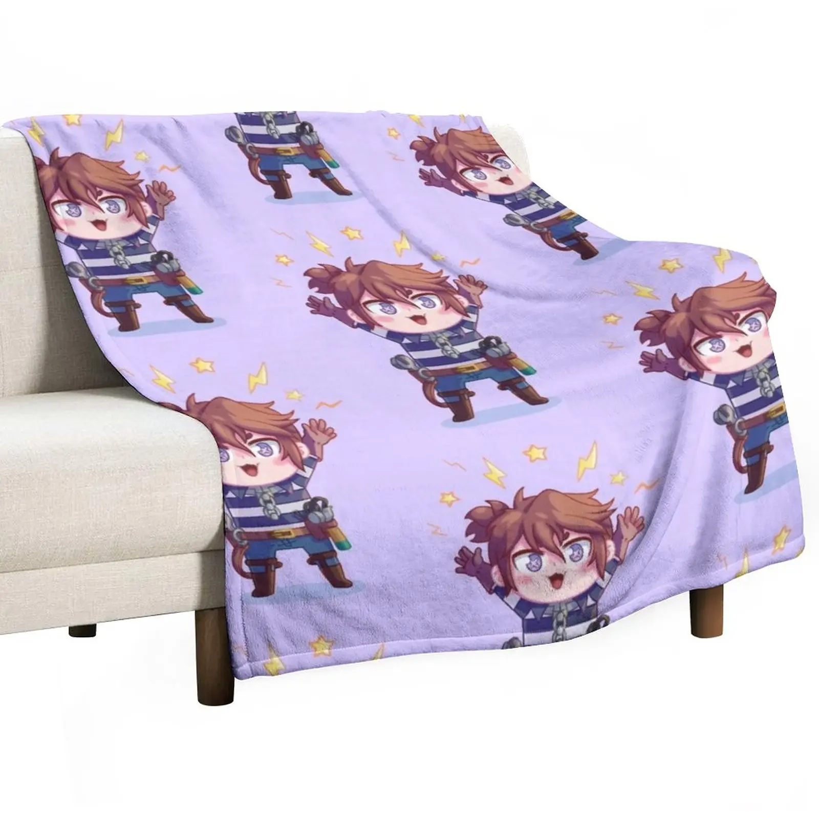 Identity V - Electric Luca Throw Blanket Blanket For Sofa Shaggy Blanket Soft Bed Blankets manga