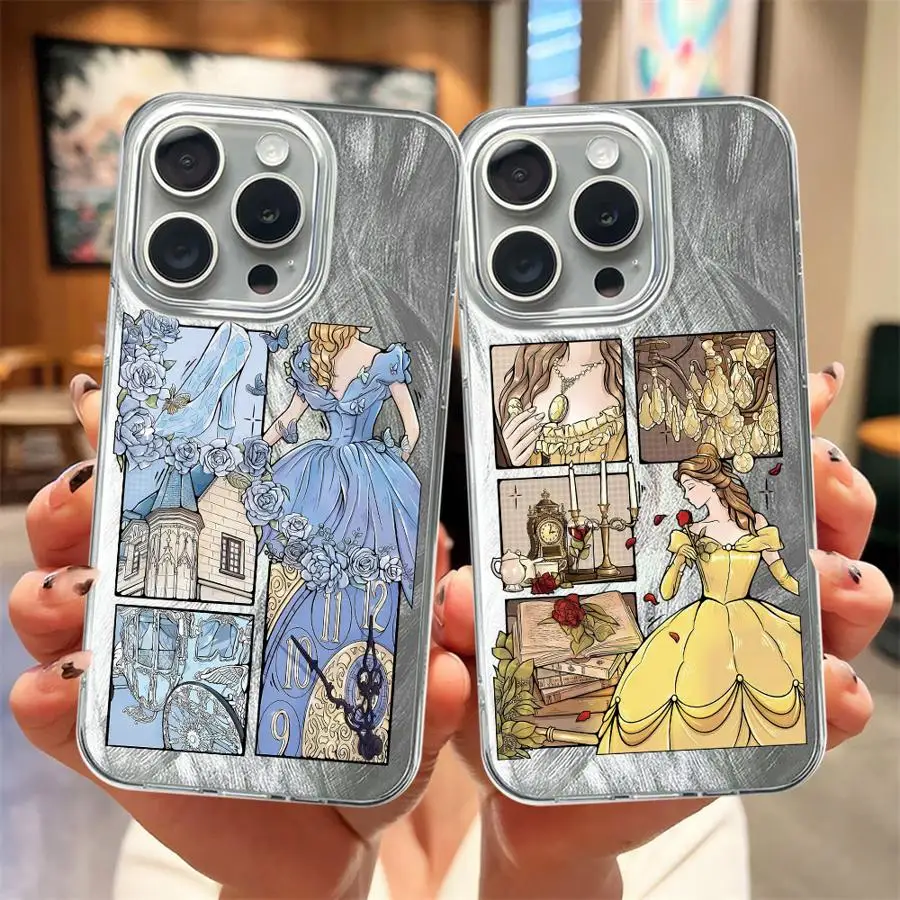 حافظة لهاتف آيفون 16e 11 13 Pro 16 Pro Max 14 15 12 14 Plus من ديزني الجميلة