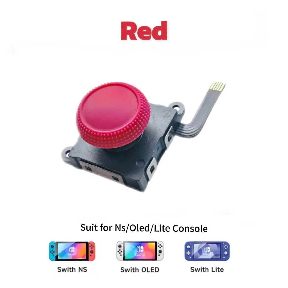 العلامة التجارية الجديدة قاعة تأثير الاستشعار عصا التحكم JoyCon التناظرية لنينتندو سويتش/لايت/OLED تحكم التناظرية إصلاح عصا الإبهام