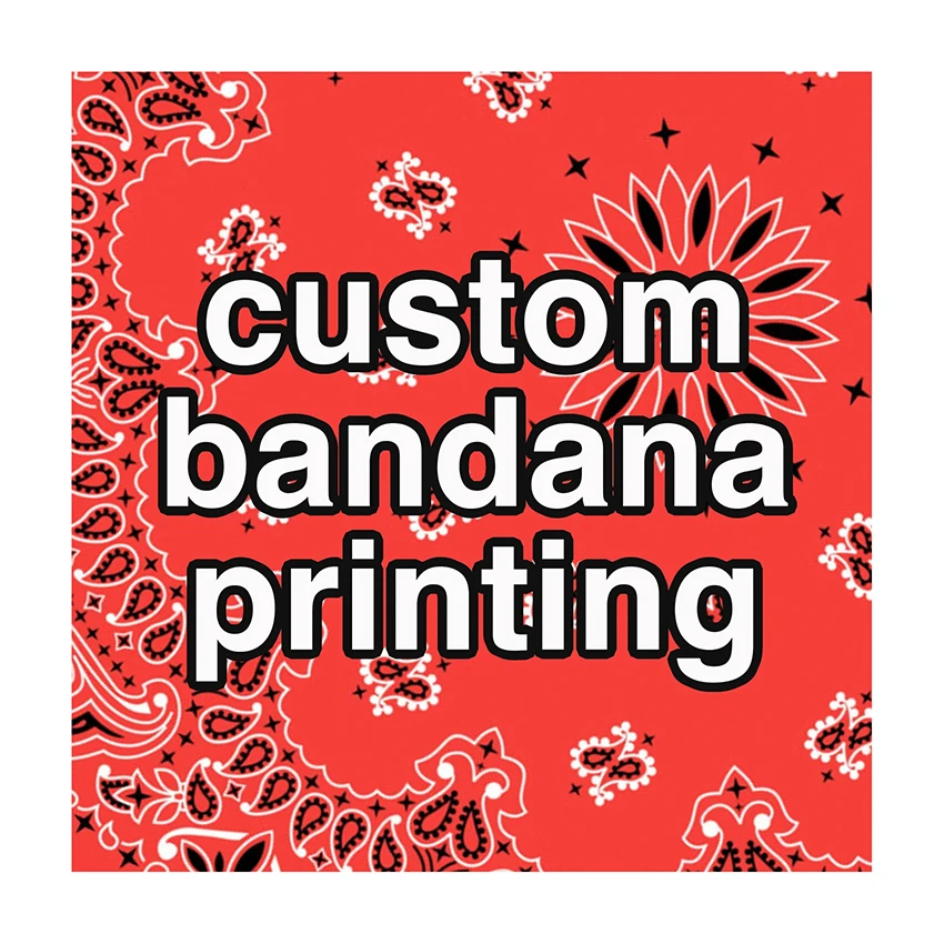 Pañuelo cuadrado personalizado, pañuelos personalizados, pañuelo para la cabeza personalizado, diademas de moda, tocado con logotipo, texto para hombres y mujeres