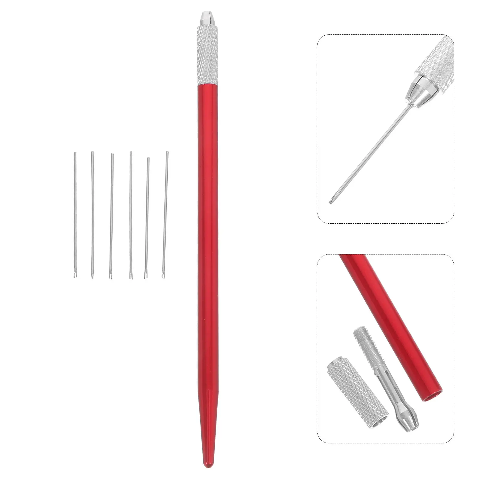 

1Set Rerooting Kit for Hair Reroot Needles 0.8mm Precision Hair Rooting Tool for Restoration Replacement DIY Crafting Supplies