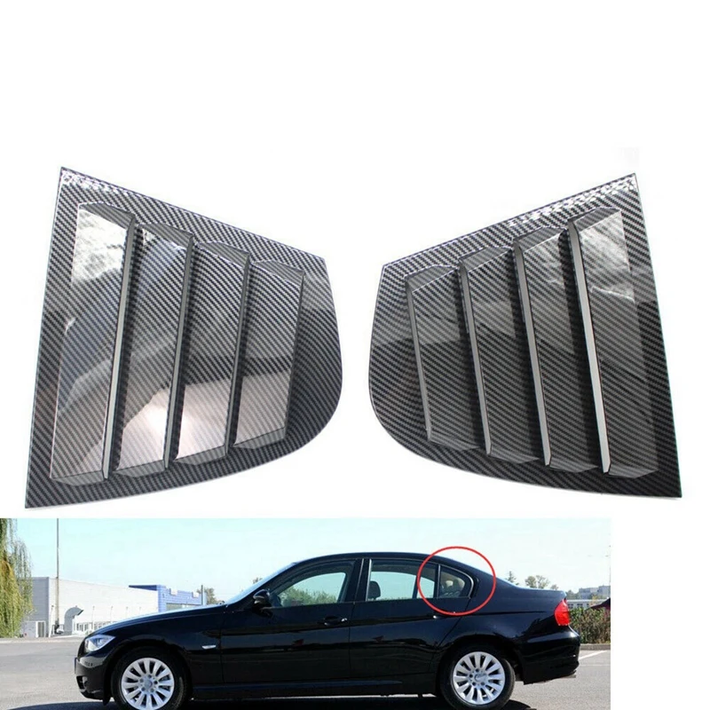 51347060212 51347060211 Rear Shutter Door Window Triangular Trim Panel Automotive For BMW 3 Series E90 2009-2011 Replacement