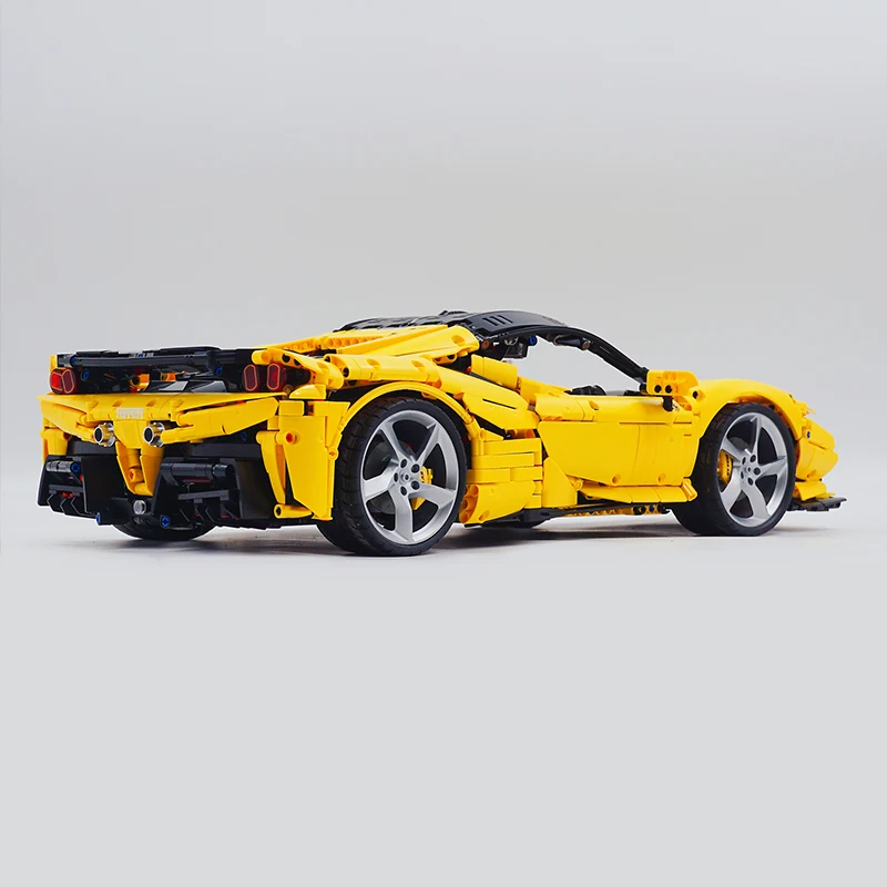 MOC-SF90 technique Super voiture de sport échelle 1:8 modèle blocs de construction briques anniversaire bricolage Puzzle jouet cadeaux de noël pour les enfants