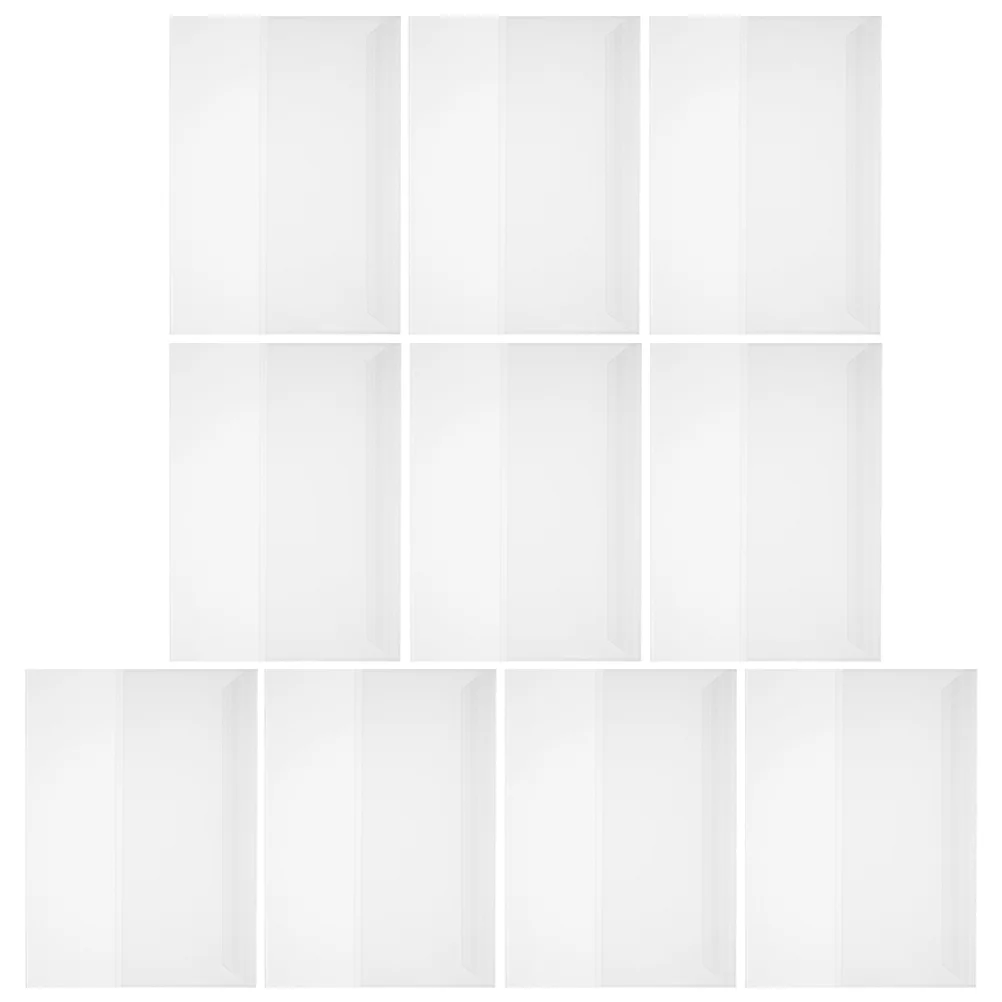 10 Sheets Anti-scratch Waterproof Book Film Pupils Sleeve Notebook Protector Cover Pp Magazine