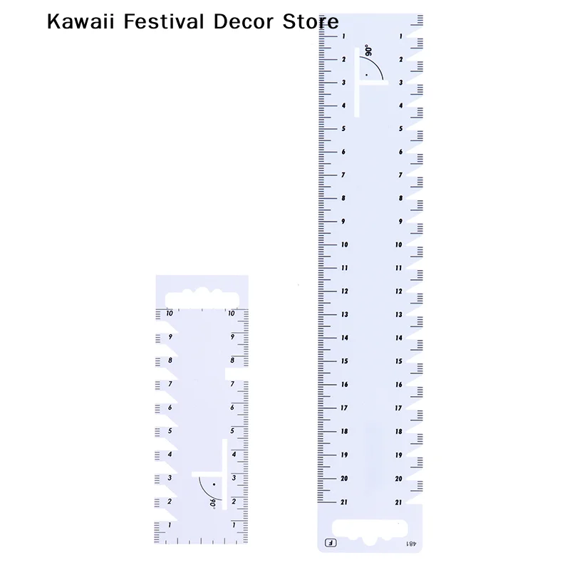 1Pc Quilt Ruler Tools Sewing Measuring Gauge Right Angle Quilting Ruler Sewing Tools Accessories DIY Sewing Patchwork Seam Ruler
