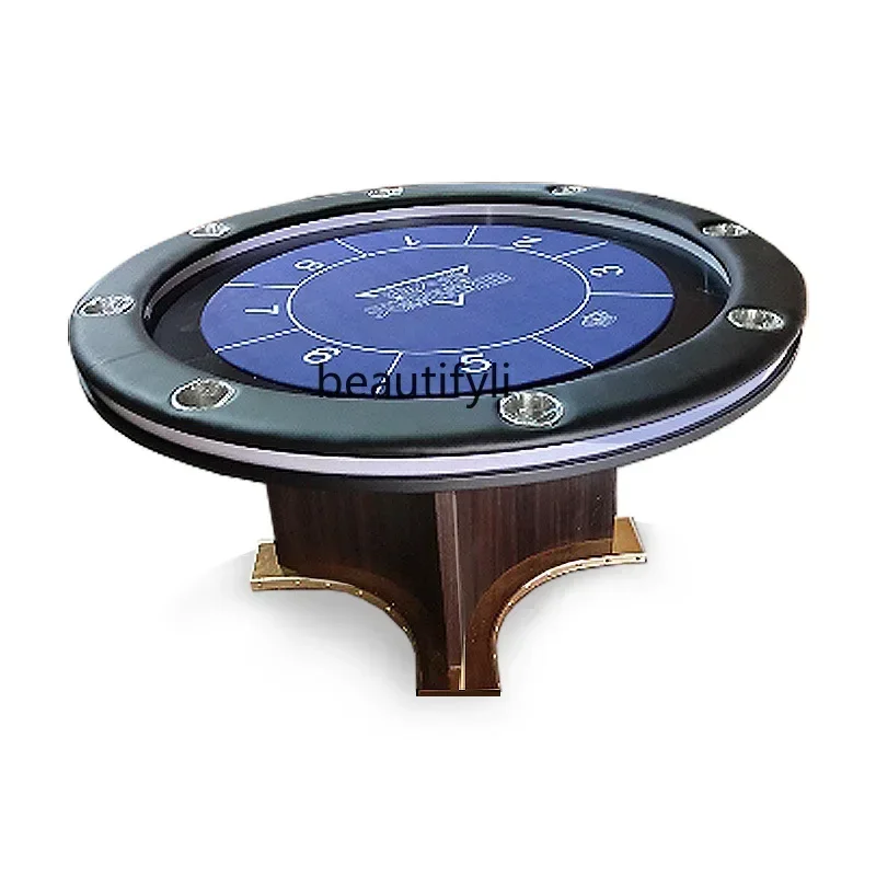 2003Professional Poker Table Foldable Desktop Chips De Pu Chess and Card Room Poker Table Tablecloth Table