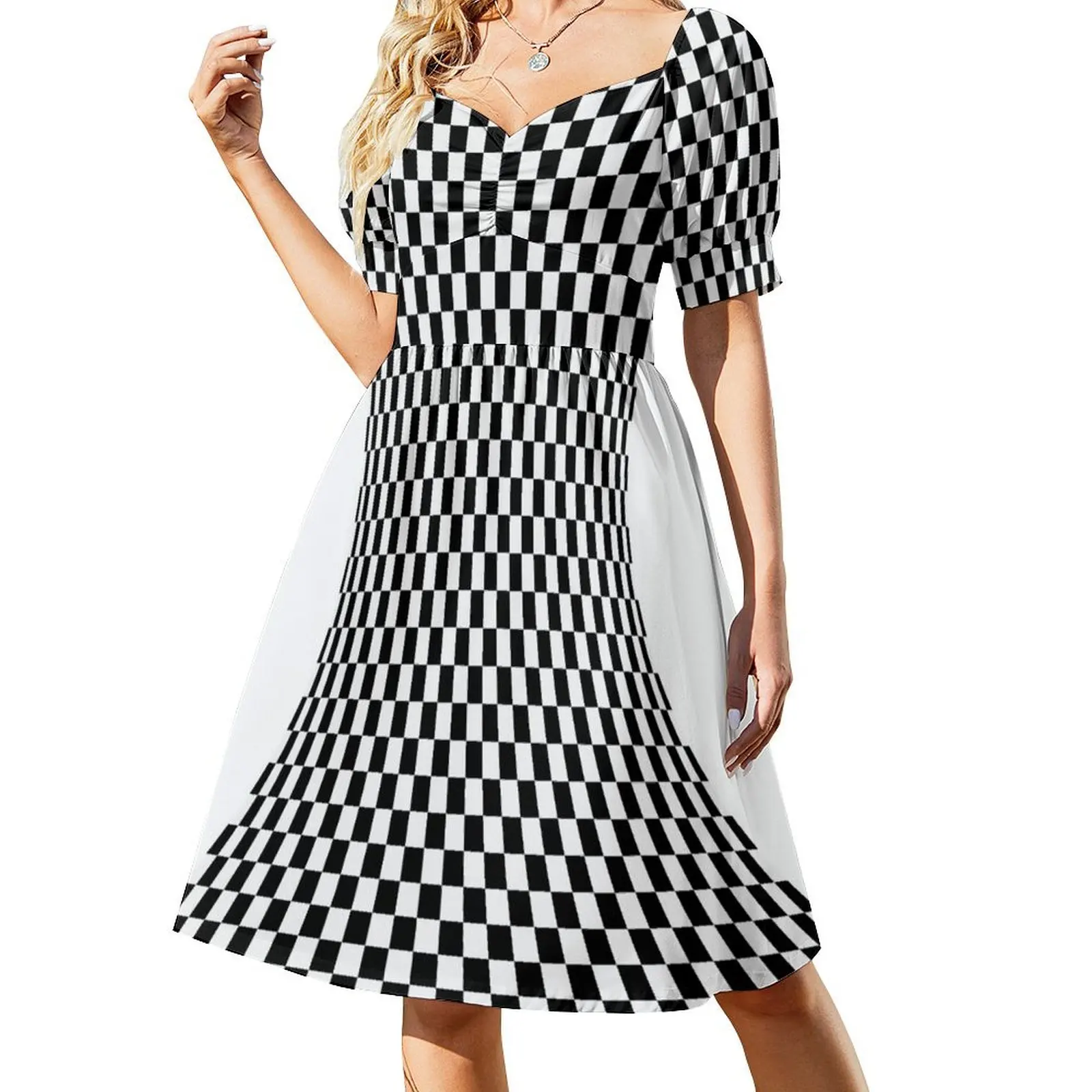 

black-and-white Dress dresses for womens Womens dresses Women's dress