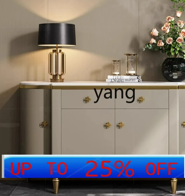 

LMMlight luxury dining side cabinet storage storage cabinet post-modern natural marble entrance shoe cabinet