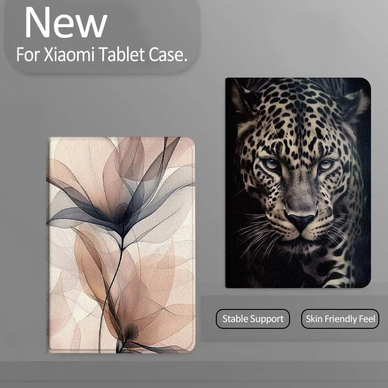 

Realistic Leopard Head Gift Tablet Case For Xiaomi Redmi Mini Pad SE K 2 4 5 6 7 8 2023 2025 11 8.8 11.2 10.1 Pro