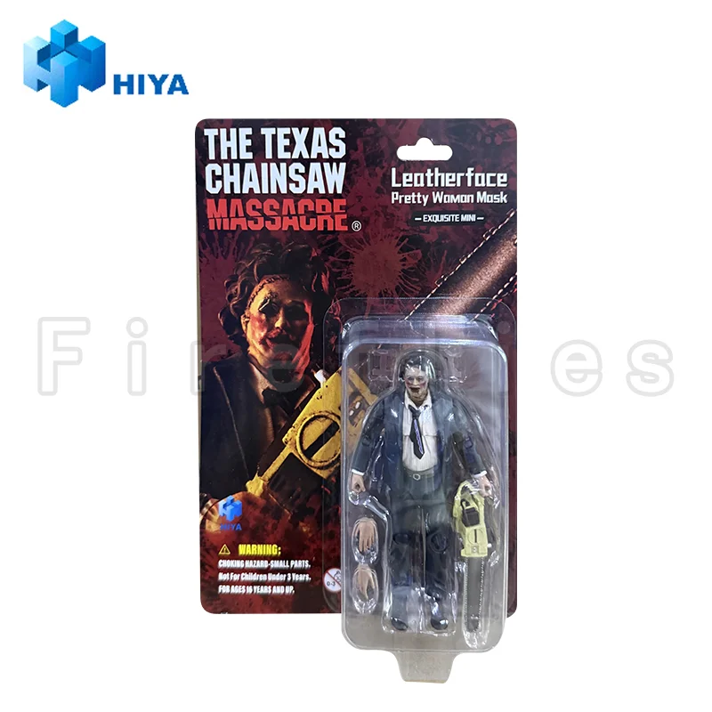 1/18 HIYA Action Figure Squisita Mini Serie Texas Chainsaw Massacre 1974 LeatherFace - Maschera da donna bella
