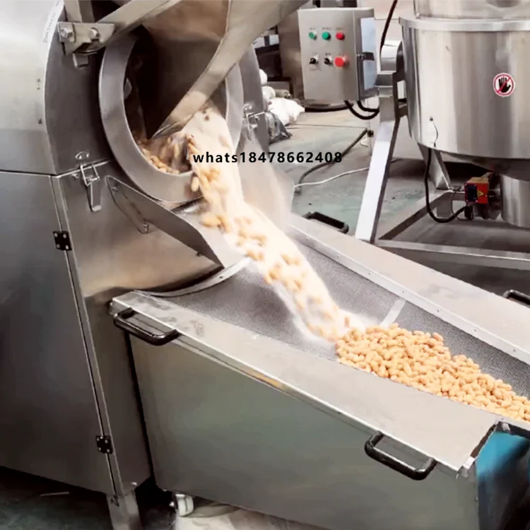 High Quality Seeds Processing Machine peanut Roasting Machine Rice Roasting Production Line