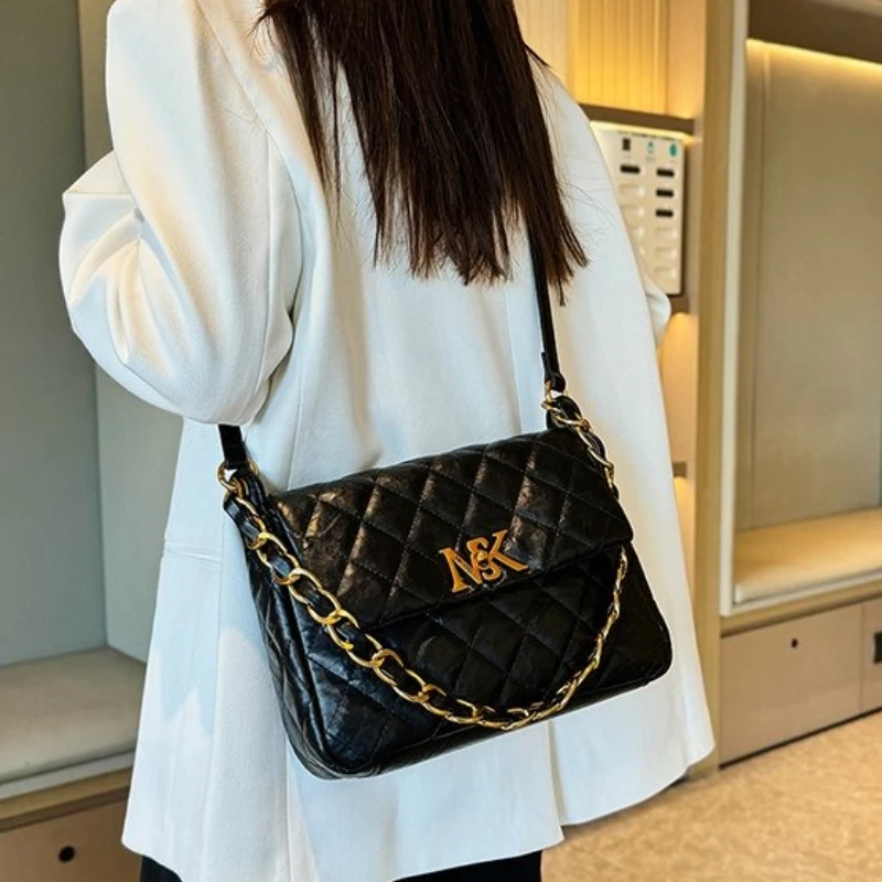 

Женская сумка через плечо с монограммой и принтом подмышки, модная сумка через плечо для повседневного использования и прогулок на выходные